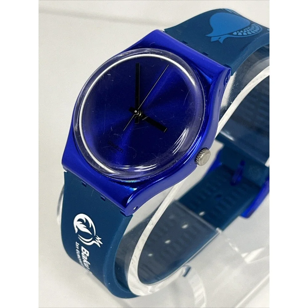 Swatch 1st European Games Baku 2015- GS144C RARE Watch- New‎ Battery